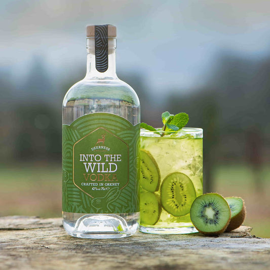 Deerness Distillery Into the wild vodka with kiwi