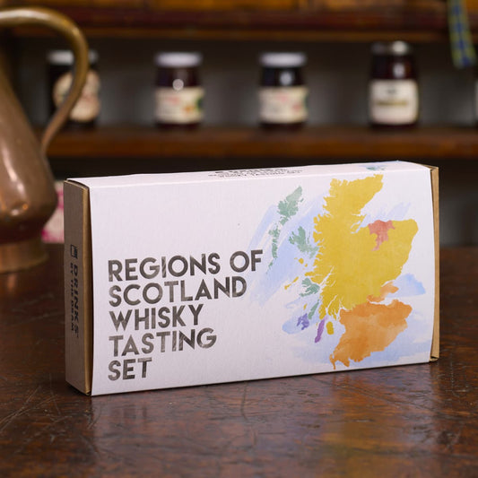 Drinks by the Dram Regions of Scotland Whisky Tasting Set on a table